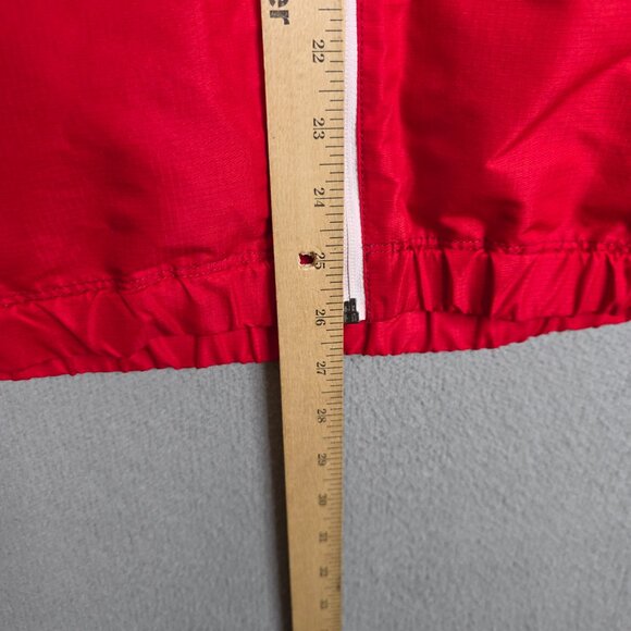 True Religion Jacket Mens Size Medium Red Full Zip Track Mock Neck Water Resista - Picture 12 of 15